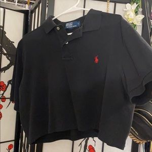 Black Ralph Lauren Cropped (POLO) Brandy Melville